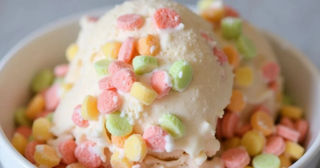 Fruity Pebbles Ice Cream