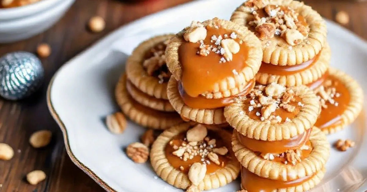 Caramel Peanut Ritz Cracker Treats: A Sweet & Salty Delight