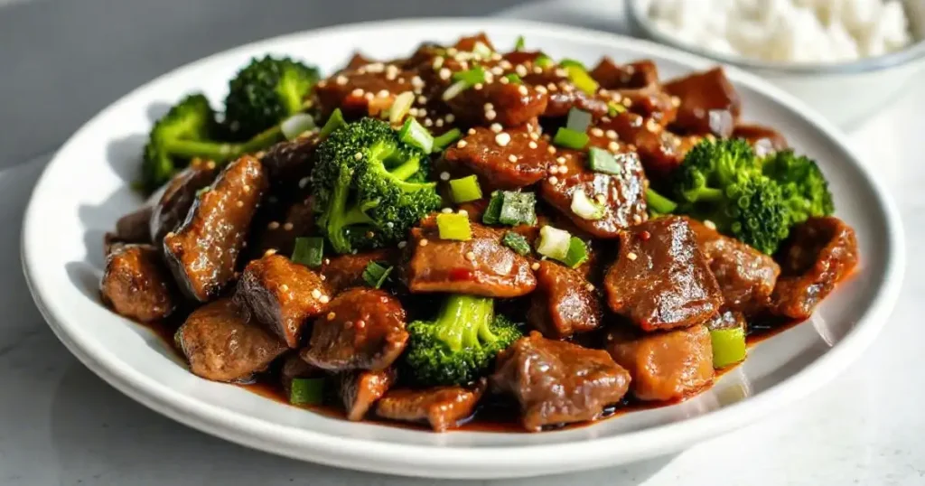 this beef and broccoli recipe is a quick, delicious, and healthy meal that's perfect for any night of the week. With tender beef, crisp broccoli, and a savory sauce, it’s sure to satisfy your taste buds. Plus, it's easy to customize with your favorite vegetables or serve over rice or noodles for a complete meal. Whether you’re cooking for yourself or your family, this classic dish is a great go-to recipe that you'll want to make again and again. Enjoy!