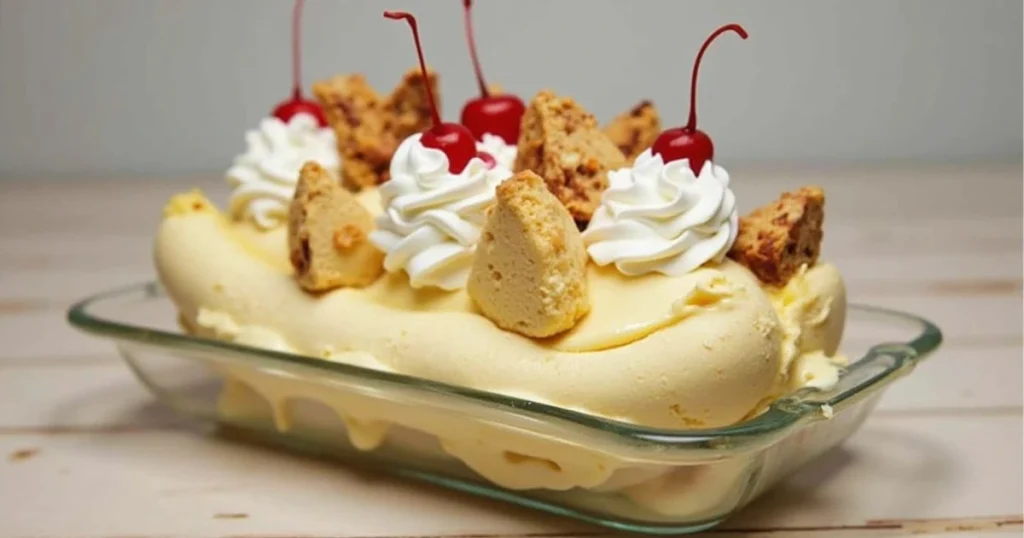 banana split ice cream