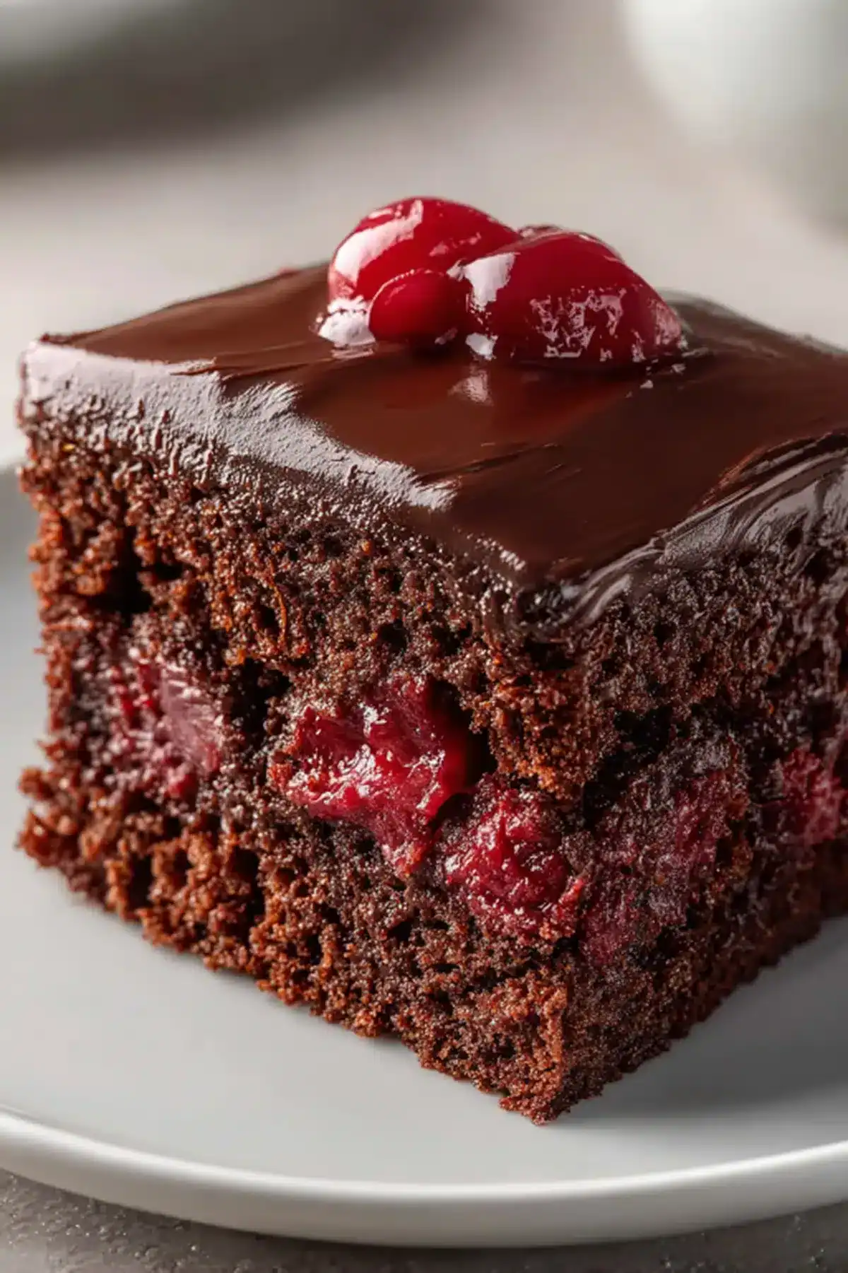 chocolate cherry cake recipe – easy and delicious