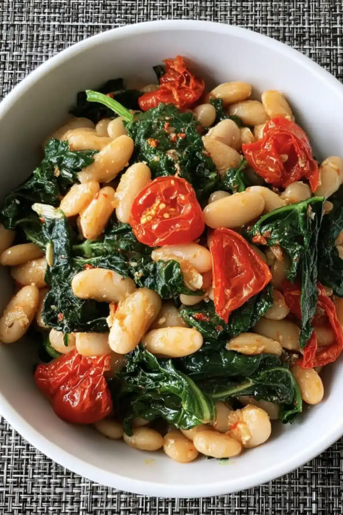 Healthy beans and greens recipe