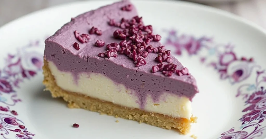 Ube Basque Cheesecake