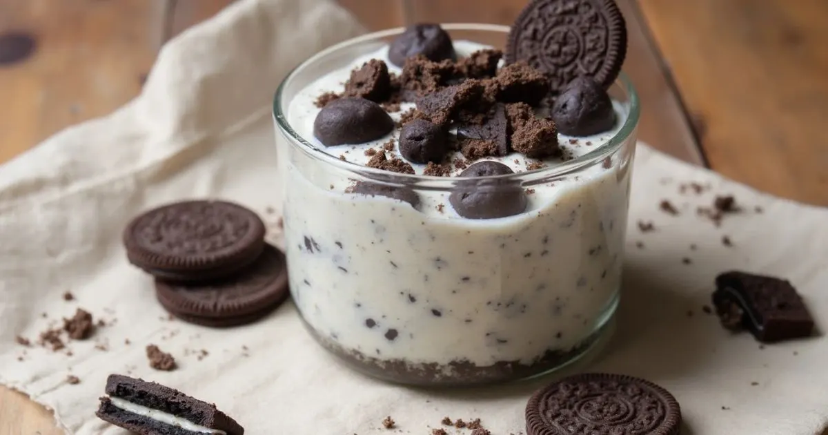 Oreo pudding dessert