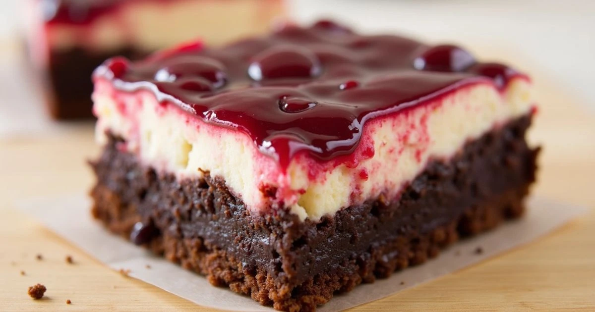 Cherry Cheesecake Brownies