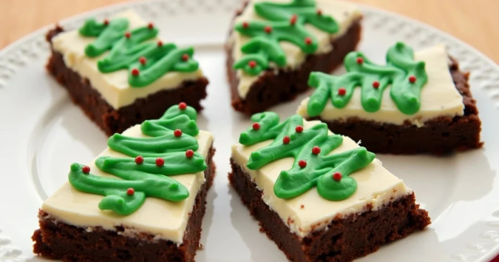 Christmas Tree Brownies