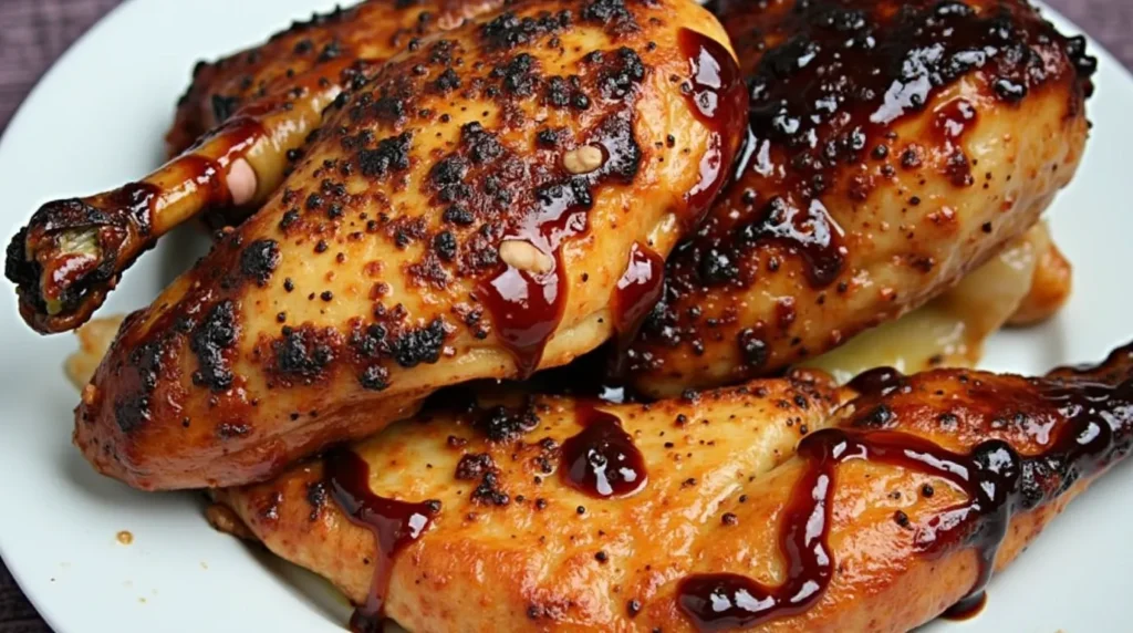 Baked BBQ Chicken Quarters