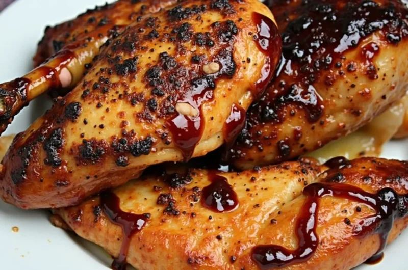 Baked BBQ Chicken Quarters