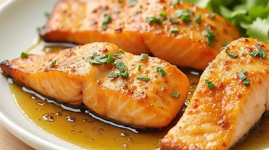 The Best Honey Butter Garlic Glazed Salmon Bites You'll Ever Try