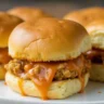 Buffalo chicken sliders