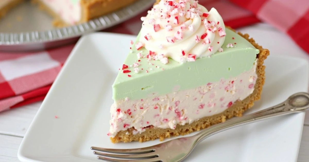 Peppermint Ice Cream Pie