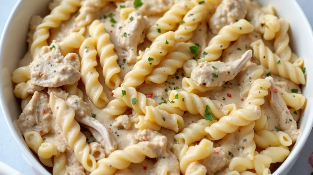 garlic parmesan chicken pasta