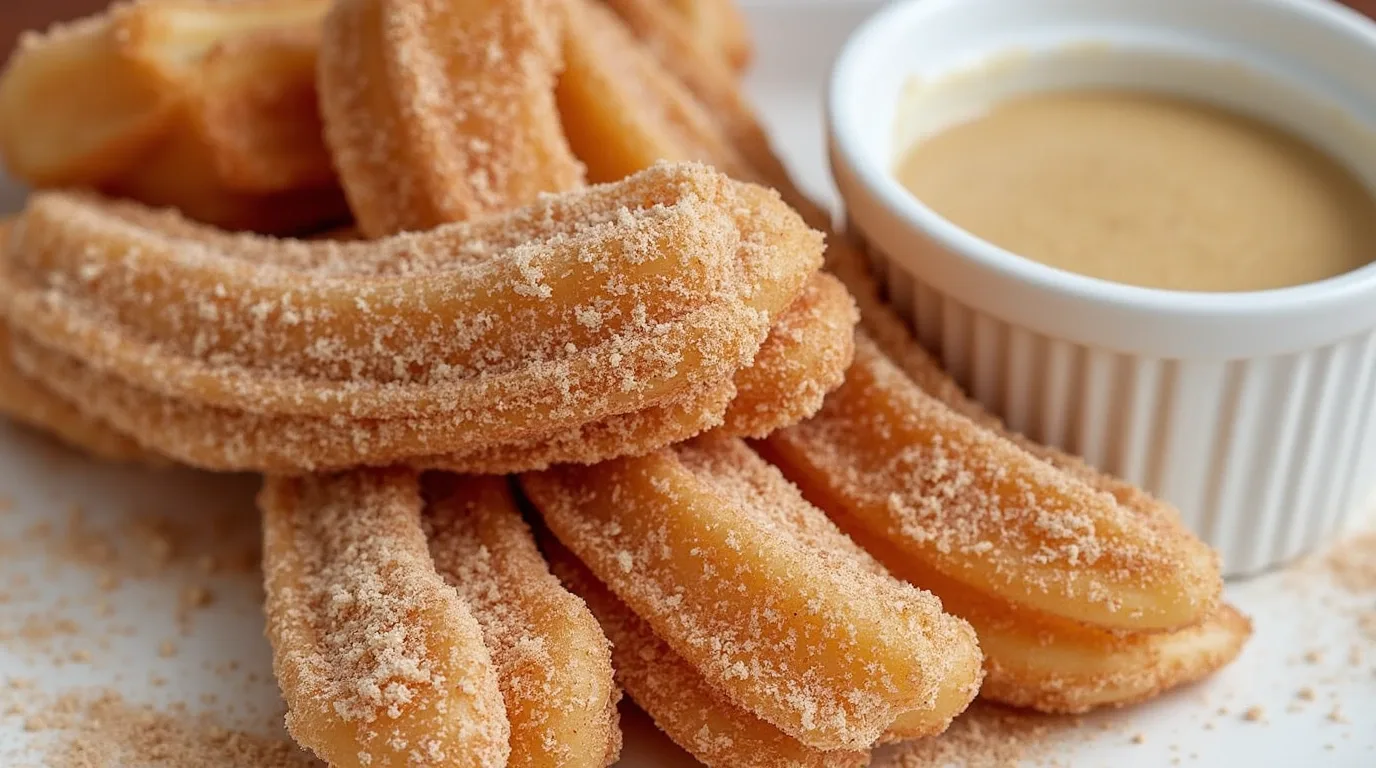 Easy Churros with Cinnamon Sugar – Irresistibly Crispy & Sweet!