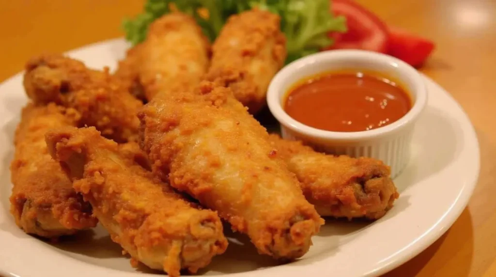 Baked Chicken Wings in Buffalo Sauce