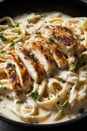 Chicken fettuccine alfredo